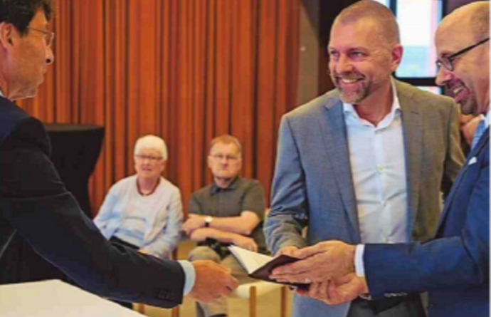 Vlaams Volksvertegenwoordiger Piet De Bruyn (N-VA) trouwt op Vlaamse feestdag